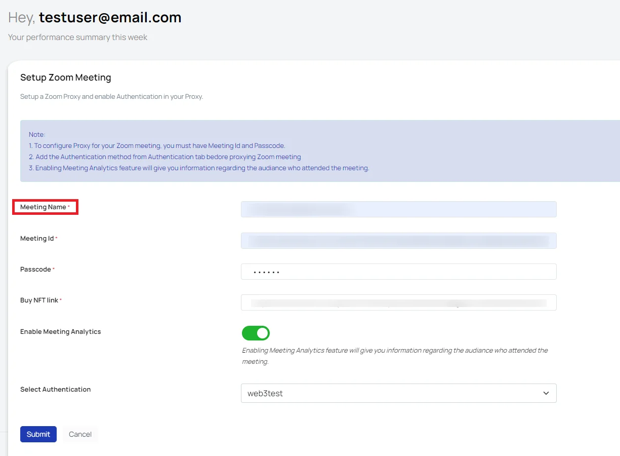 NFT Token Gating for your next Zoom meeting-name